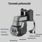 Kép 15/17 - Kültéri WiFi kamera, éjjellátó, mozgásérzékelős, kétlencsés, 6MP, IP67 vízálló, 10X zoom (Q820)