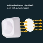 Kép 6/9 - Távirányítós szekrény lámpa, (6 db-os) elemes éjszakai fény készlet (2 távirányító + 3 fehér fény + 3 meleg fény)