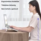 Kép 3/7 - Laptop és tablet tartó állvány, összehajtható és állítható