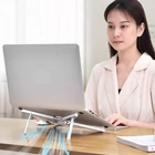 Kép 7/7 - Laptop és tablet tartó állvány, összehajtható és állítható