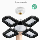 Kép 3/4 - LED lámpa 150W, 240 db 2832 LED-del, 4500K meleg fény, E27 foglalattal, állítható szög