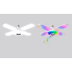 Kép 4/4 - LED Lámpa Beépített Hangszóróval és Távirányítóval – E27 Foglalattal