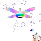 Kép 1/4 - LED Lámpa Beépített Hangszóróval és Távirányítóval – E27 Foglalattal