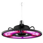 Kép 1/4 - LED növénynevelő lámpa 432 LED-del, E27 foglalat, piros-kék fény, 24,5 cm, teljes spektrum
