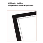 Kép 6/11 - LED rajztábla, átrajzoló tábla, (A3) tölthető, beépített akkuval