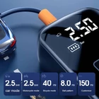 Kép 4/8 - Légkompresszor akkus, autós (7,4V-12V), hordozható elektromos gumiabroncs-felfújó (3x1500 mAh Li-ion)