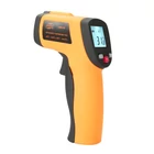 Kép 1/6 - Lézeres infra hőmérő pisztoly -50 +550°C digitális  LCD kijelzővel