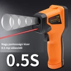 Kép 6/9 - Lézeres infra hőmérő pisztoly -50 - +600°C digitális LCD kijelzővel (T600)