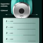 Kép 5/8 - Masszázspisztoly akkumulátoros, elforgatható, mélymasszázs masszírozó (zöld)