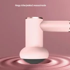 Kép 5/8 - Masszázspisztoly akkumulátoros, mélymasszázs masszírozó, 5 fejjel (fehér)