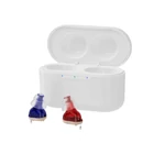 Kép 4/8 - Fülbe helyezhető digitális hangosító eszköz, 2 csatornás, kijelzős töltőtokkal – MIN2018