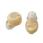 Kép 8/8 - Digitális hangosító eszköz, fülbe helyezhető (CIC), érintővezérléssel, kijelzős töltőtokkal, bőrszínű – MIN2000