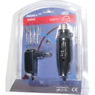 Kép 2/3 - Mini gravírozó, fúró és csiszoló gép, tartozékokkal, 12V/12000 fordulat + 8 db-os tokmánykészlet (404191)