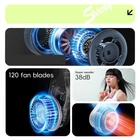 Kép 3/7 - Mini hordozható nyak ventilátor (Speedy MF089) fehér