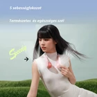 Kép 4/7 - Mini hordozható nyak ventilátor (Speedy MF089) fehér