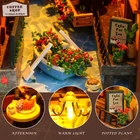 Kép 3/5 - Miniatűr ház DIY 3D fa puzzle könyvkuckó könyvtámasz (TC16 Youran Years)
