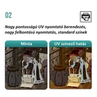 Kép 5/9 - Miniatűr ház DIY 3D fa puzzle könyvkuckó könyvtámasz (Tenger alatti fantázia világ)
