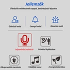 Kép 7/7 - Mozgásérzékelő belépésjelző csengő rögzíthető üdvözlő hanggal, beltéri