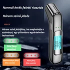 Kép 7/9 - Nagy pontosságú hordozható alkoholmérő, újratölthető alkoholszonda, LCD kijelzővel (fekete)