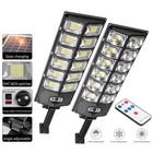 Kép 2/9 - Napelemes utcai lámpa, kétsoros solar kerti világítás (W789B-6 LED)