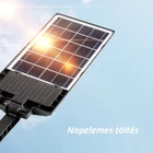 Kép 7/7 - Napelemes utcai lámpa, kétsoros solar kerti világítás (W789B-4 LED)