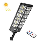 Kép 1/9 - Napelemes utcai lámpa, kétsoros solar kerti világítás (W789A-6 LED)