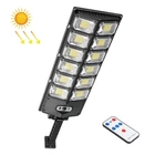 Kép 1/9 - Napelemes utcai lámpa, kétsoros solar kerti világítás (W789B-6 LED)