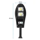 Kép 2/12 - Napelemes utcai lámpa, solar kerti világítás 2-es (W777B)