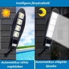 Kép 4/12 - Napelemes utcai lámpa, solar kerti világítás 2-es (W777B)