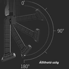 Kép 8/12 - Napelemes utcai lámpa, solar kerti világítás 1-es (W776B)