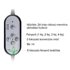 Kép 3/7 - Növény nevelő lámpa csíptethető, USB, fényerő szabályozós, teljes spektrumú (4 fej)