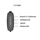 Kép 3/11 - Növénynevelő LED lámpa, 12V, hideg napfény (8x30 cm ALU 4 fej)