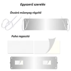 Kép 6/11 - Növénynevelő LED lámpa, 12V, hideg napfény (8x30 cm ALU 4 fej)