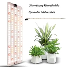 Kép 7/11 - Növénynevelő LED lámpa, 12V, hideg napfény (8x30 cm ALU 4 fej)