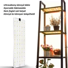 Kép 10/13 - Növénynevelő LED lámpa, 12V, meleg fény (8x30 cm ALU 3 fej)