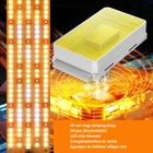 Kép 11/13 - Növénynevelő LED lámpa, 12V, meleg fény (8x30 cm ALU 3 fej)