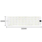 Kép 3/13 - Növénynevelő LED lámpa, 12V, meleg fény (8x30 cm ALU 3 fej)