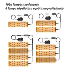Kép 9/13 - Növénynevelő LED lámpa, 12V, meleg fény (8x30 cm ALU 3 fej)