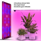 Kép 10/11 - Növénynevelő LED lámpa, 12V, teljes spektrumú  (8x30 cm ALU 2 fej)