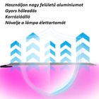 Kép 6/11 - Növénynevelő LED lámpa, 12V, teljes spektrumú  (8x30 cm ALU 2 fej)