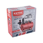 Kép 4/4 - Extol Premium olajmentes légkompresszor, 230V/150W, 4 bar, 23 l/perc, 3l tank, airbrush festéshez (8895301)
