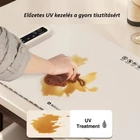 Kép 7/10 - Összehajtható elektromos melegítőtálca (240W) állítható hőmérséklettel, időzített zárással (230V)