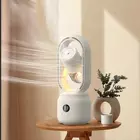 Kép 3/9 - Párásító ventilátor, lapát nélküli asztali ventilátor, éjszakai fény (fehér)