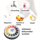 Kép 6/6 - pH tesztcsík lakmuszpapír pH-tesztcsík indikátorpapír pH mérő papír 5 méteres tekercsben (pH 1-14) 5 darabos szett