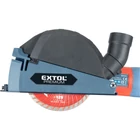 Kép 4/8 - Extol Premium univerzális porelszívó adapter (feltét) sarokcsiszolóhoz 115/125mm , vágáshoz (8807026)