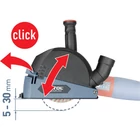 Kép 5/8 - Extol Premium univerzális porelszívó adapter (feltét) sarokcsiszolóhoz 115/125mm , vágáshoz (8807026)