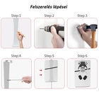 Kép 9/10 - PS5 Slim konzolhoz falra szerelhető, akasztós tárolóállvány fejhallgató-rögzítővel (fekete)