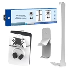 Kép 10/10 - PS5 Slim konzolhoz falra szerelhető, akasztós tárolóállvány fejhallgató-rögzítővel (fekete)