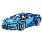 Kép 1/4 - Sembo Block Versenyautó építőjáték készlet 1:14 (1220 darabos) Bugatti 8604
