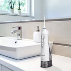 Kép 8/8 - Szájöblítő fogászati vízsugár 300 ml víztartállyal, IPX7 vízálló fogtisztító, USB  tölthető (Mornwell D52)